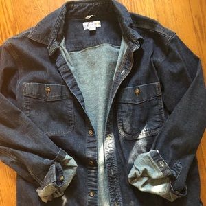 Carhartt Dark Denim Button Up Shirt